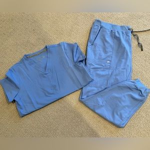 Fabletics Scrub Top (L) and Bottom (XXL) Set